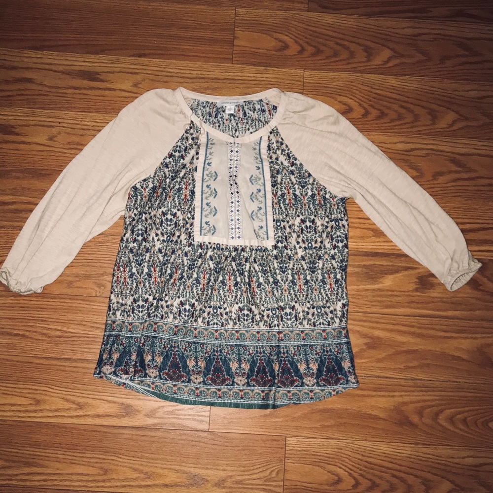 A Vintage America Floral Blouse - Picture 1 of 3